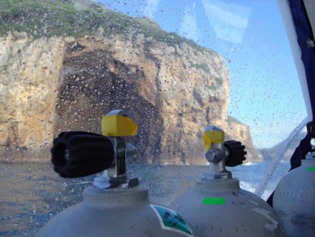 duikflessen (duik Poor Knights Islands)