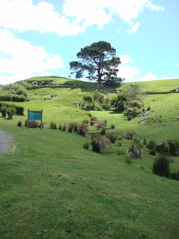 overblijfselen van de Hobbittown (Lord of the rings) set