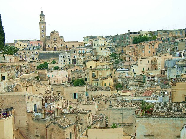 Uitzicht over Matera