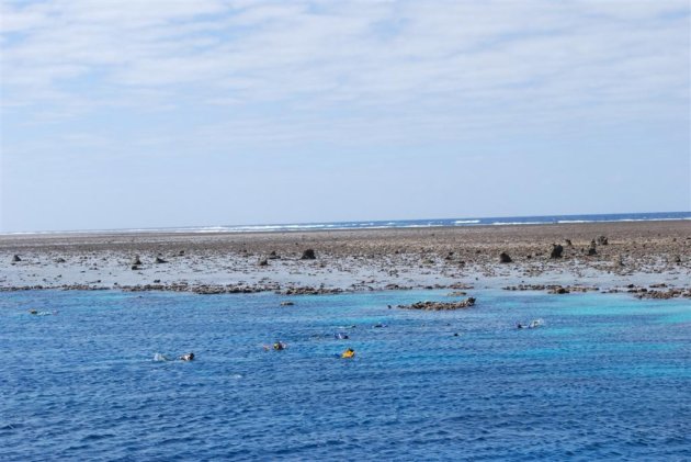Droogvallend Agincourt Reef