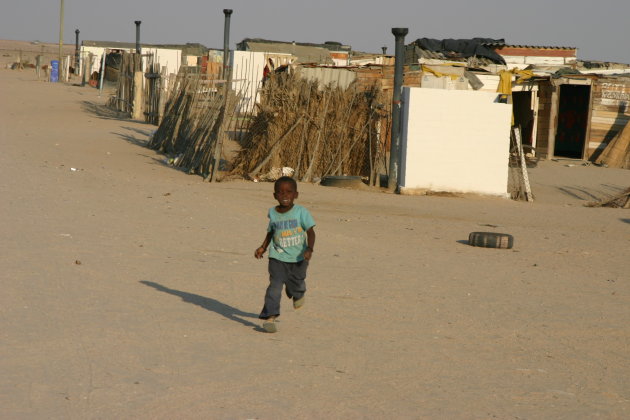 jongetje in township