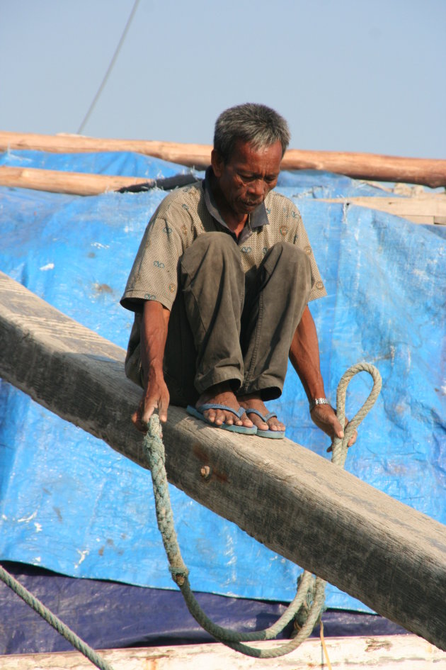 Man in haven Sunda Kelapa