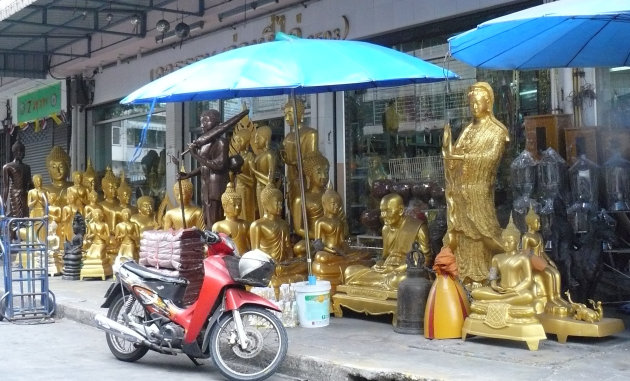 Boeddha in de winkel