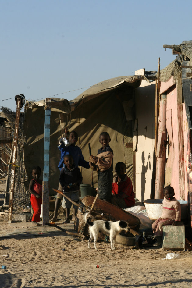 straatbeeld namibie