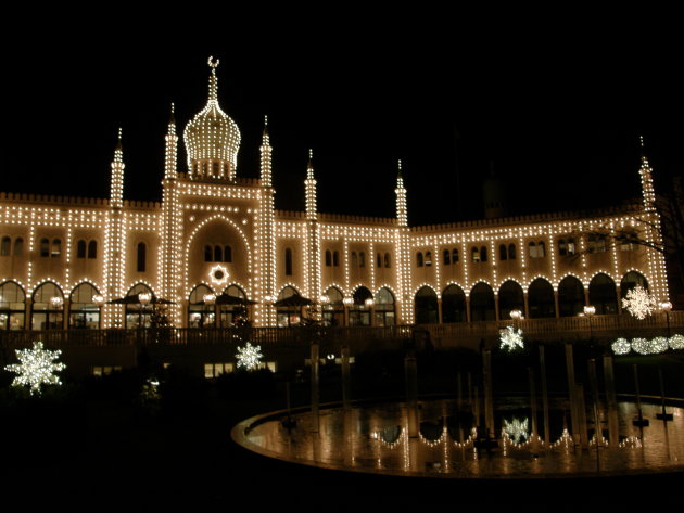 Tivoli bij nacht