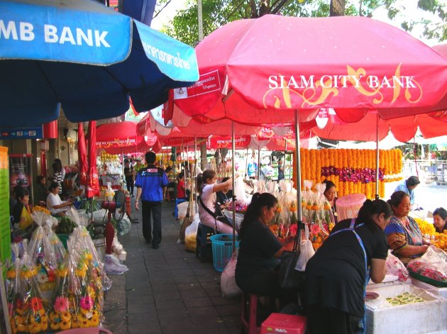 Bloemenmarkt Bangkok