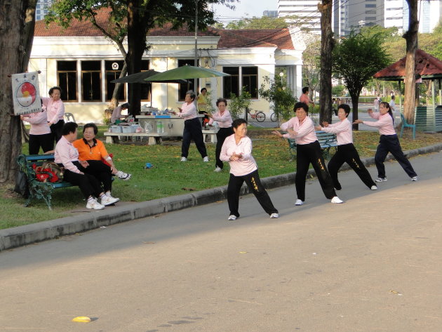 Tai Chi in de ochtend