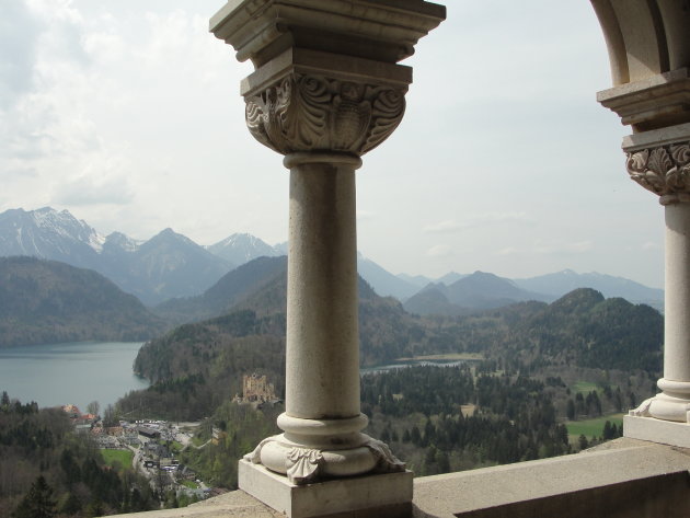 Uitzicht bij Neuschwanstein