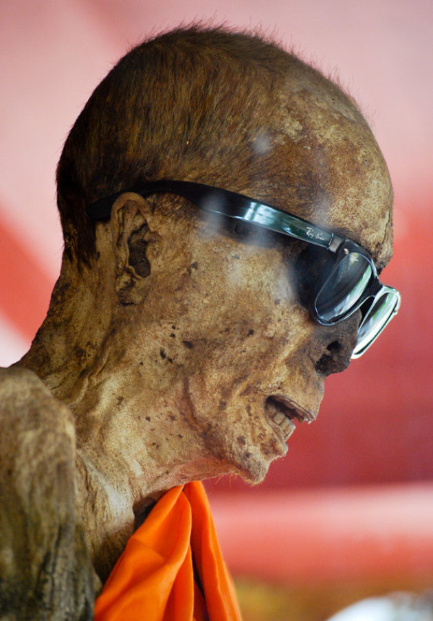 mummified monk