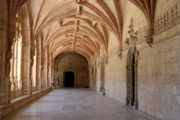 Een van de kruisgangen in het Mosteiro dos Jeronimos