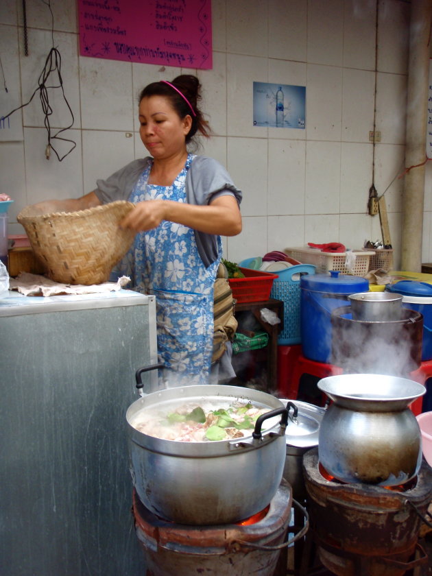 werk in de keuken