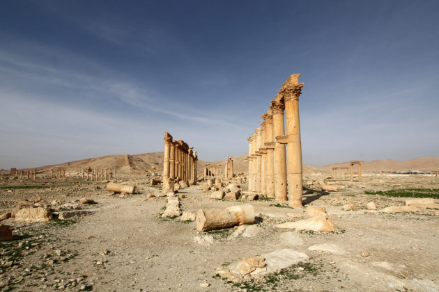 de collonade van Palmyra