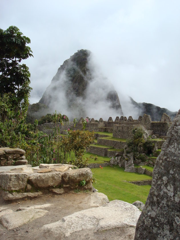 Machu Picchu met uitzicht op Huayna Picchu 