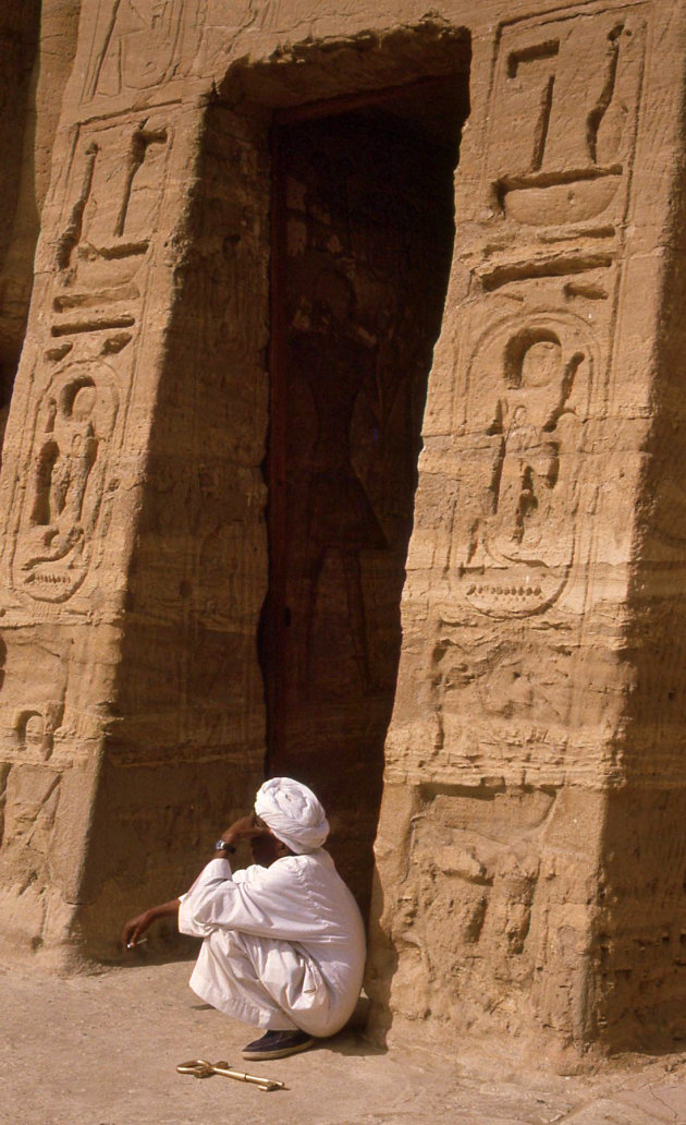 Bewaker in Abu Simbel