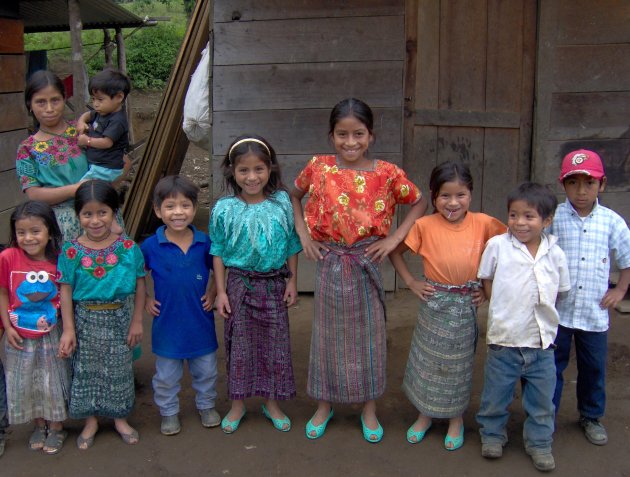 lokale familie Guatemala