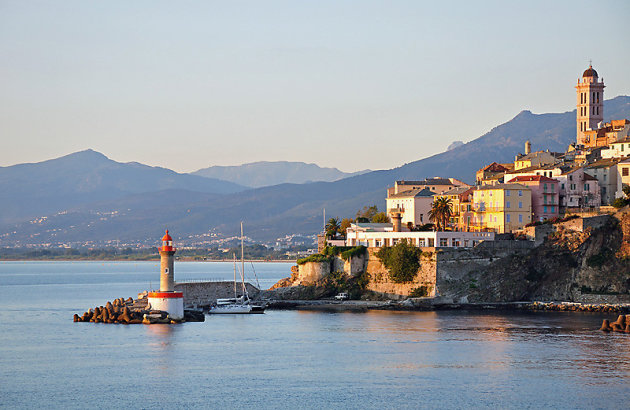 Arriving in Bastia