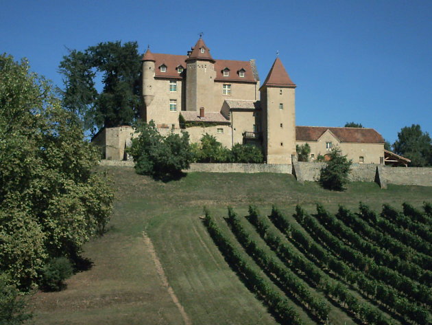 Wijn chateau in Madiran Z.W Frankijk