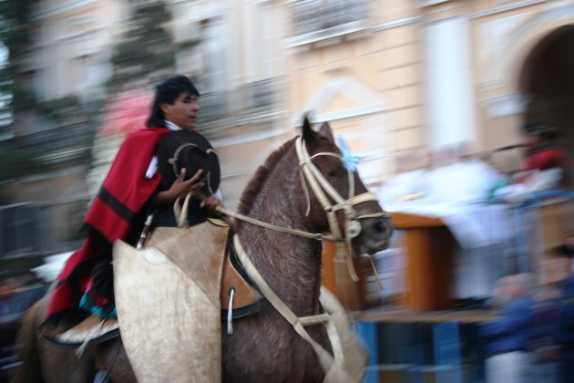 Gaucho groet Maria, Salta