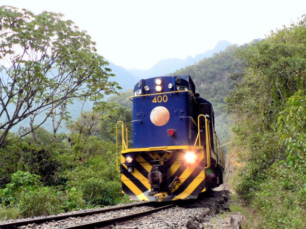 De trein op de Inca (T)rail