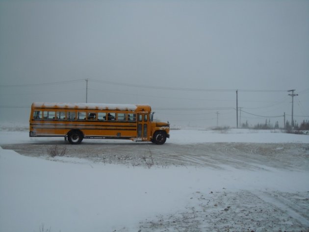 Canada zoals je het je inbeeld; wijds, wit, ruig, prachtige vergezichten en natuurlijk de bekende gele schoolbus!