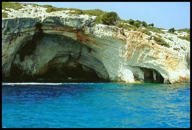 Blauwe grotten.