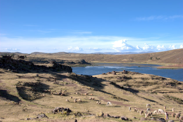 Schilderij van Sillustani