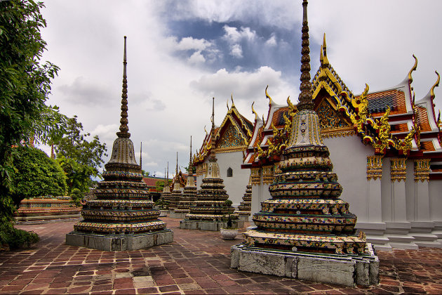 Wat Pho Tempel Bangkok (liggende boedha tempel)