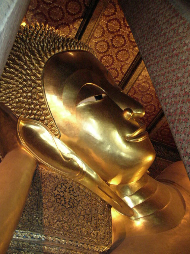 Liggende buddha in Bangkok, Thailand