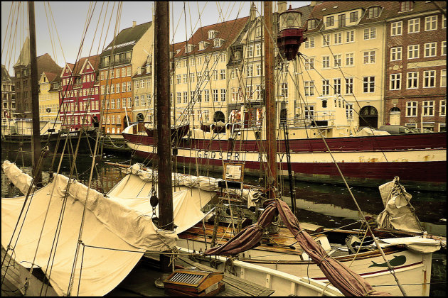 De Nieuwe haven in Kopenhagen