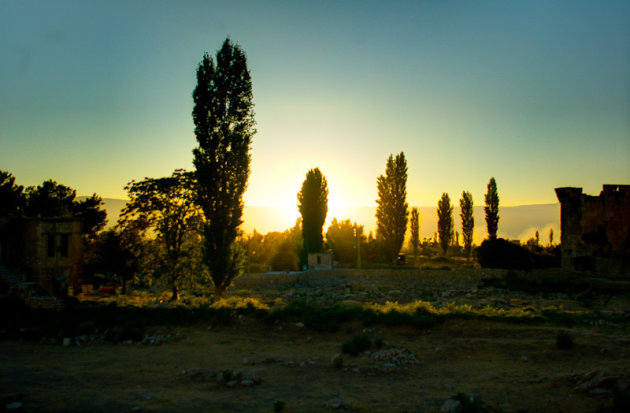 Sunset at Baalbek