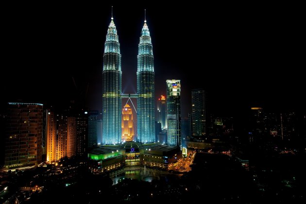 Petronas Towers at night