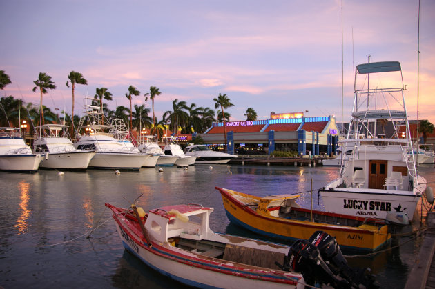 Yacht Harbor in Oranjestad