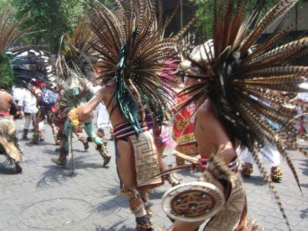 Offerstoet aan de Maya's 