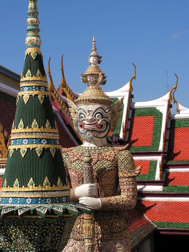 Diversiteit bij de Grand Palace in Bangkok