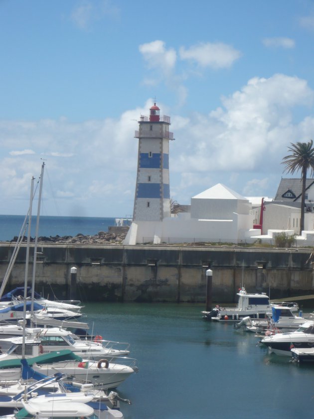 Vuurtoren in Cascais, Lissabon