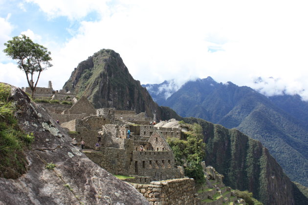 Uitzicht over Machu Picchu