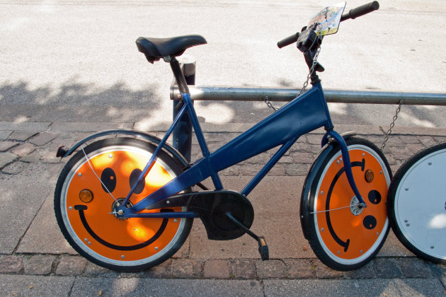 Vrolijke fiets