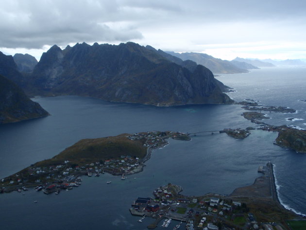 Reinebringen, uitzicht op Reine