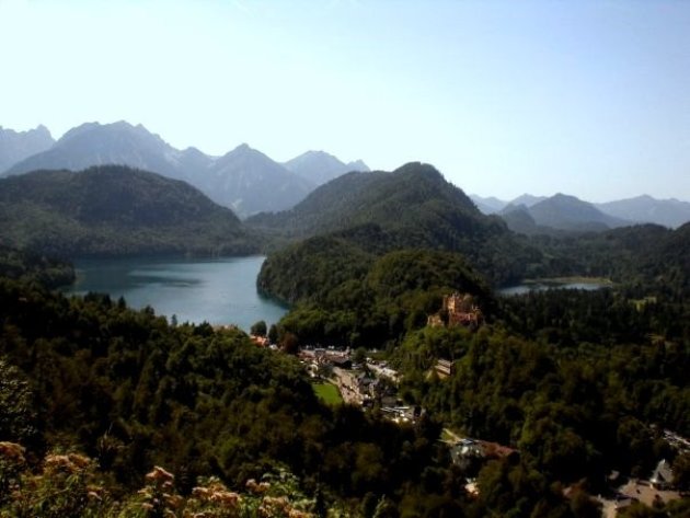 Het zwanenmeer van Neuschwanstein