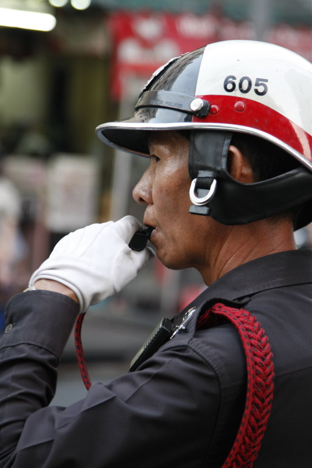 Politieagent in Bangkok