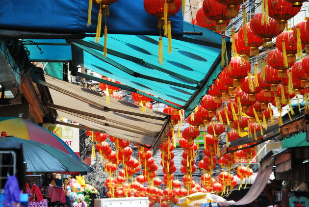 Lampionnetjes in Chinatown