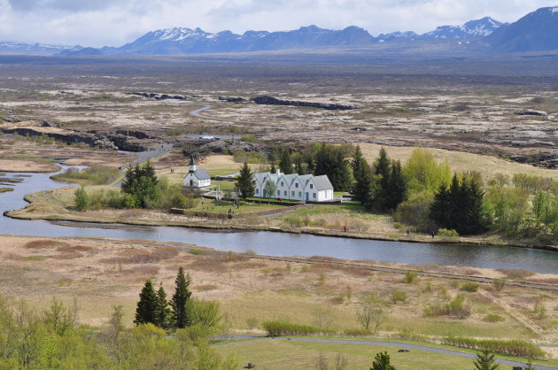 Het Pingvellir nationaal park Ijsland