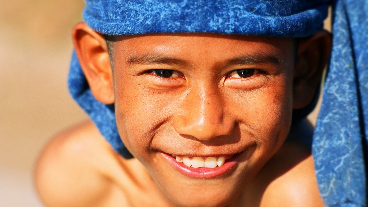 Portret in Laos