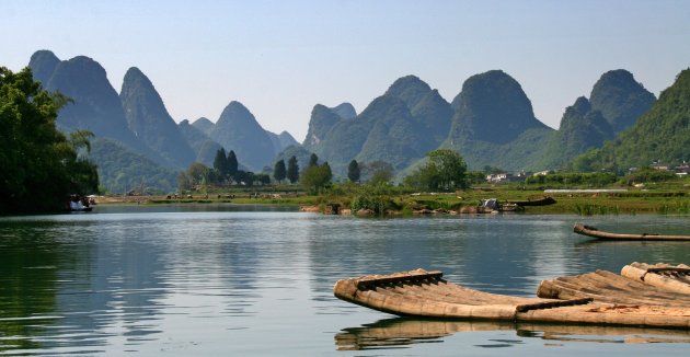 Karstgebergte bij Yangshuo
