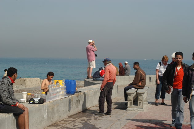 Thee- en waterverkopers in Alexandrie