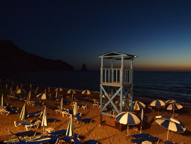 Strand van Agios Gordios te Corfu