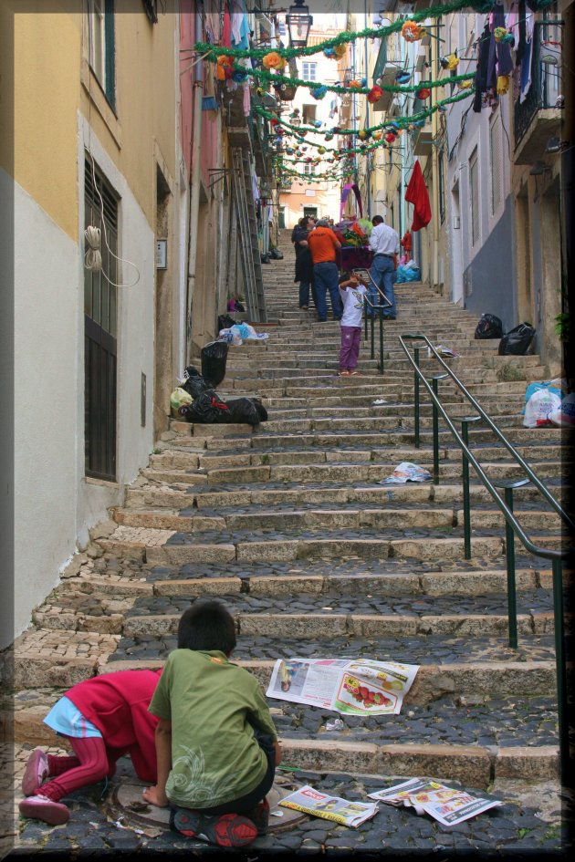 Bairro Alto - trapstraat