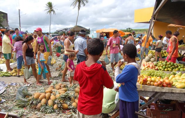 Fruitmarkt in Brazilie