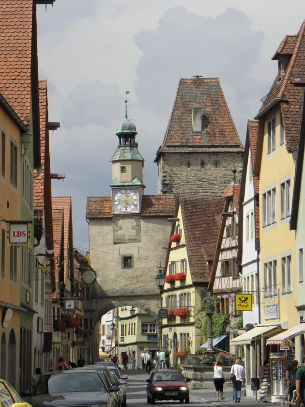 Stadsbeeld Rothenburg ob der Tauber