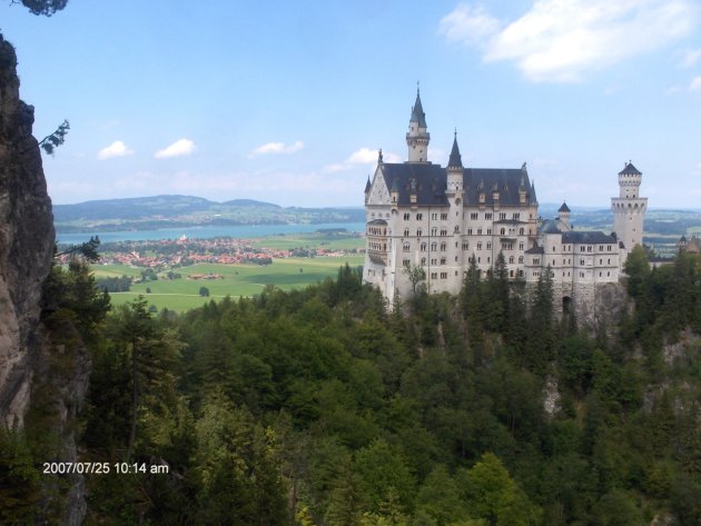 Sprookjeskasteel  Neuschwanstein bij Füssen.